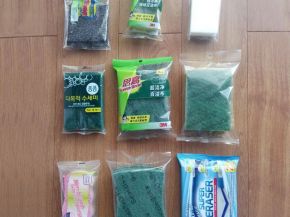 海綿百潔布包裝樣品圖